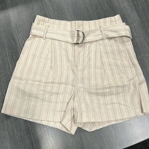 BR Belted Striped Short
